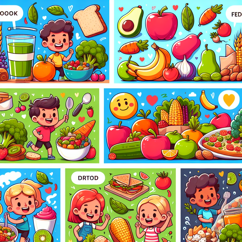 Kreasi Poster Makanan Sehat Kartun yang Menginspirasi Kesehatan