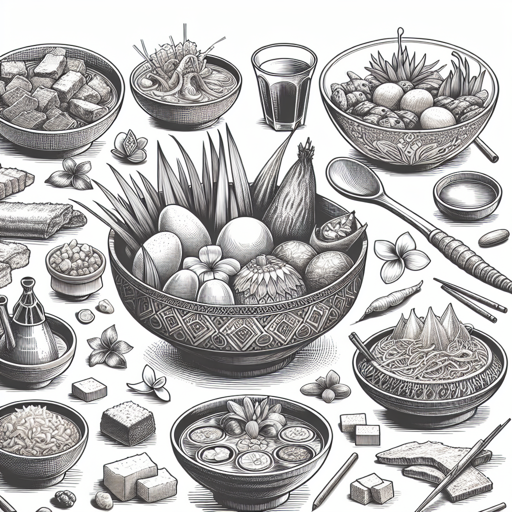 Menggali Keindahan Sketsa Makanan Tradisional Indonesia: Sebuah Perjalanan